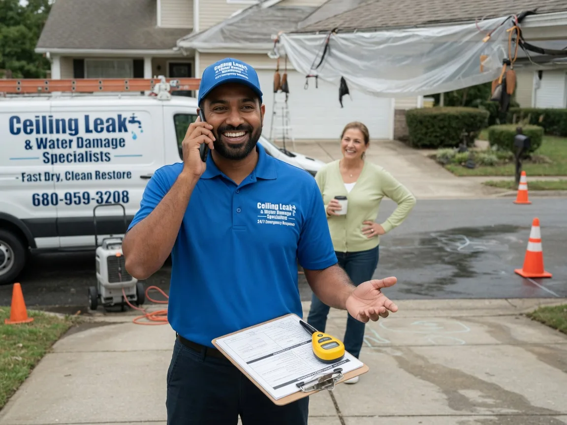 Ceiling Leak Cleanup Port Hope, MI FAQs